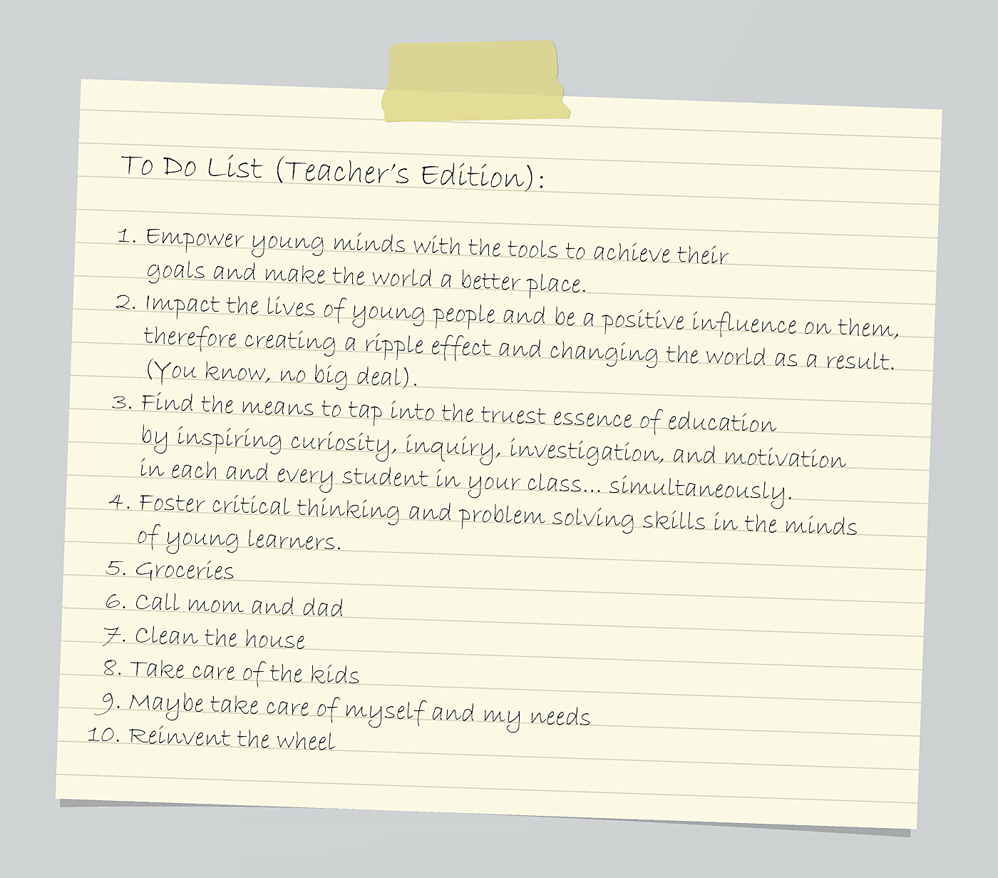  No Need to Reinvent the Wheel!