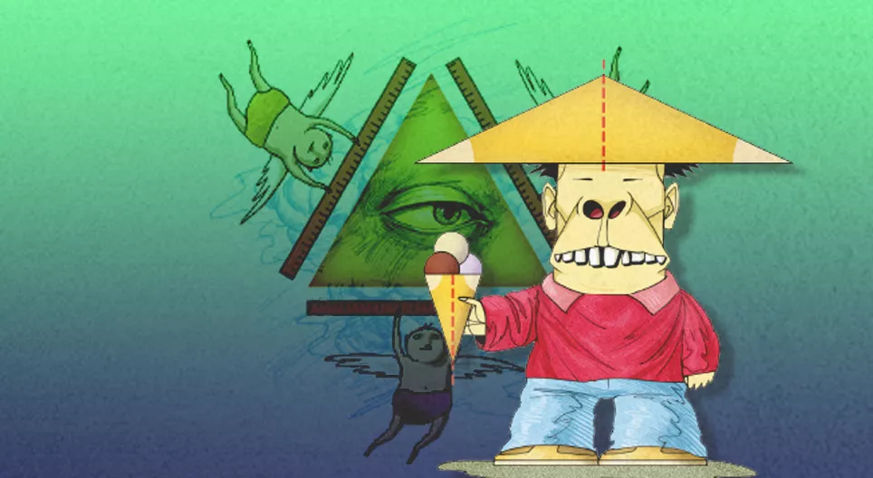 Lines of symmetry in triangles