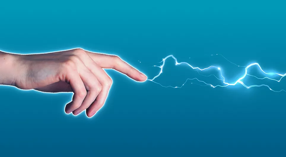 Electrostatic charges in large quantities