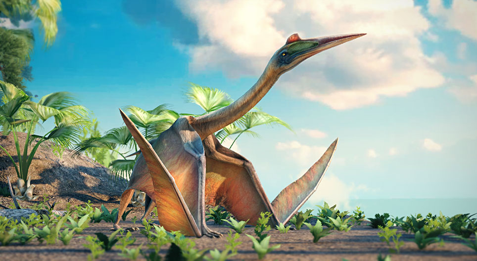 Quetzalcoatlus, a giant pterosaur