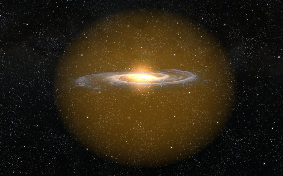 Milky Way - 3D scene - US Mozaik Digital Education and Learning