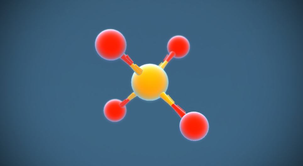 Phosphate ion (PO₄³⁻)
