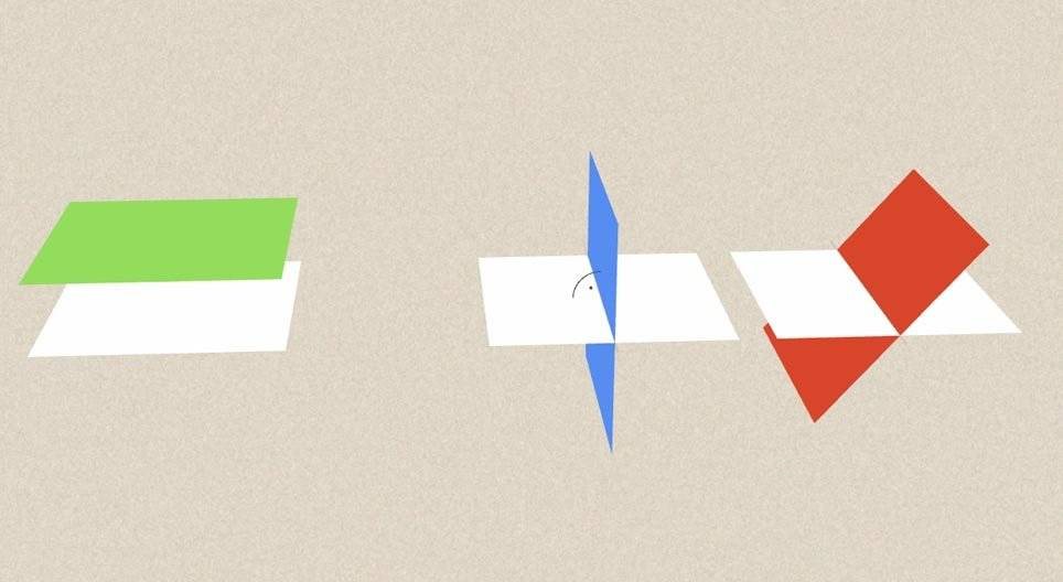 Relative position of lines and planes