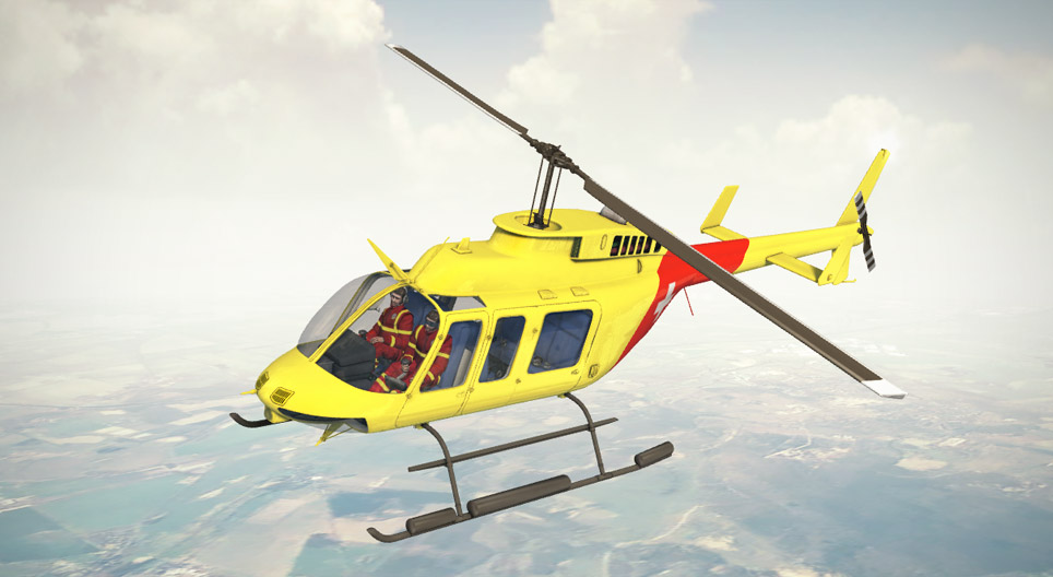 Helicopter (BELL 206 Long Ranger)