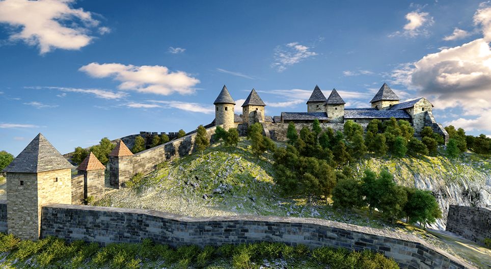Fortress of Szigliget (17th century, Hungary)