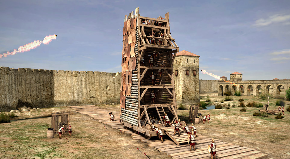 Macedonian siege tower (4th century BC)