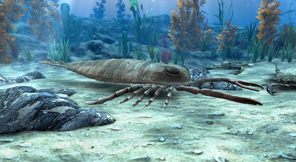 Monsters of the Paleozoic: sea scorpions
