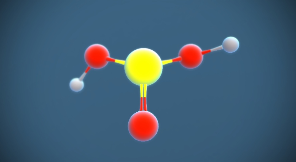Sulfurous acid (H₂SO₃)