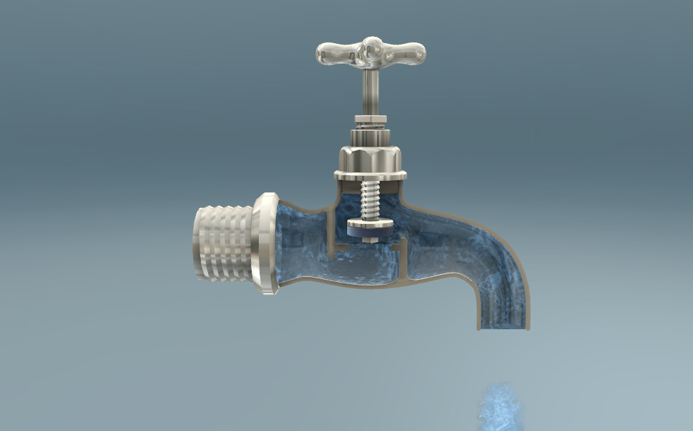 Example Water Tap How does it work? - Water tap - 3D scene - US Mozaik Digital Education ...
