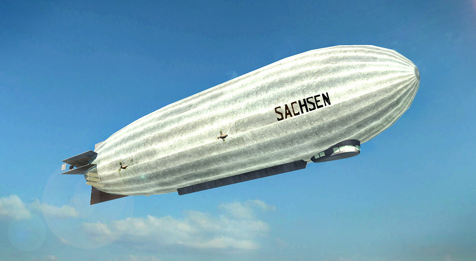 Zeppelin airship, LZ 17 Sachsen (1913)