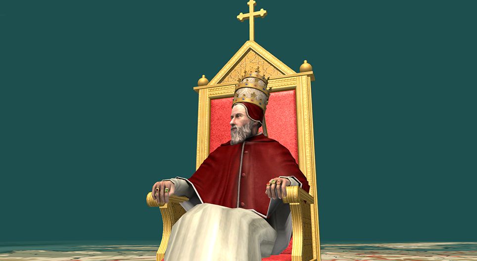 Hierarchy of the Medieval Christian church (11th century)