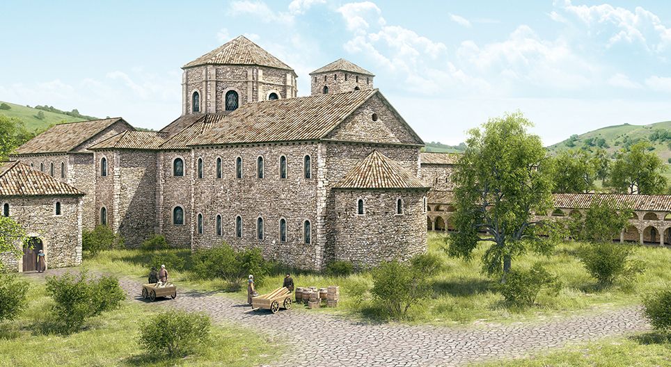 Palace of Charlemagne (Aachen 9th century)