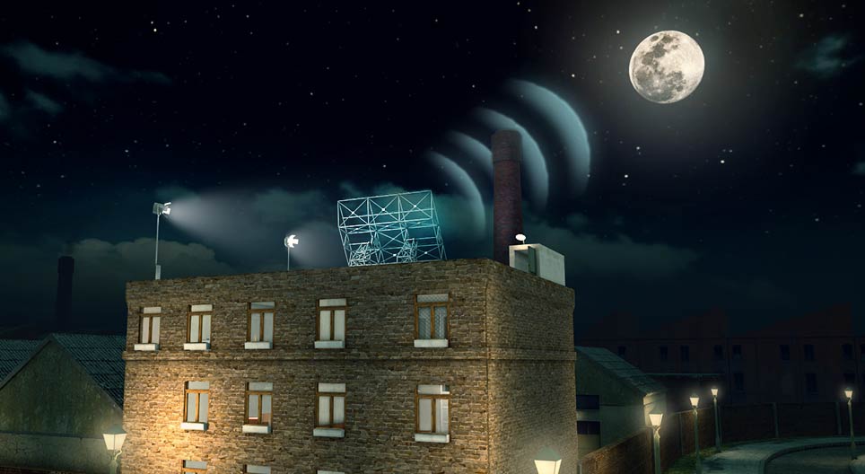 Moon radar experiment (Zoltán Bay, 1946)