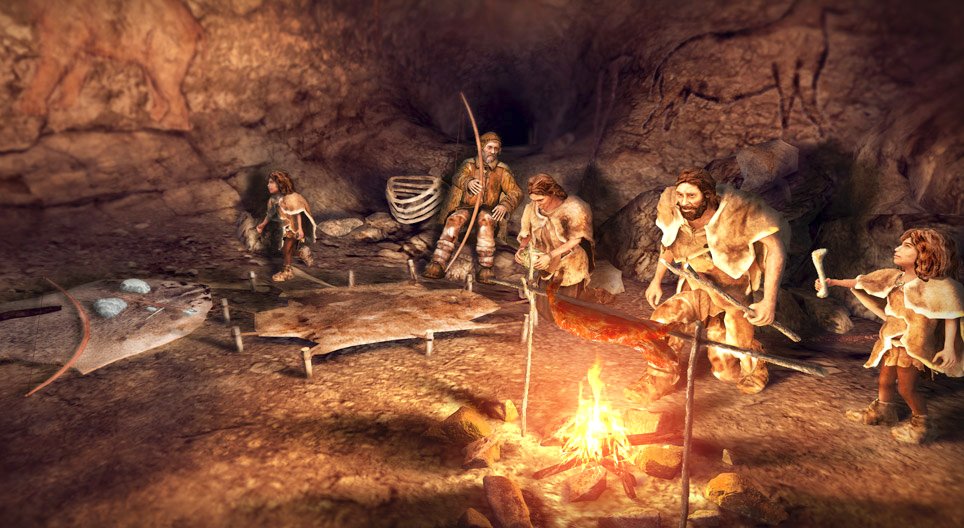 Paleolithic cave