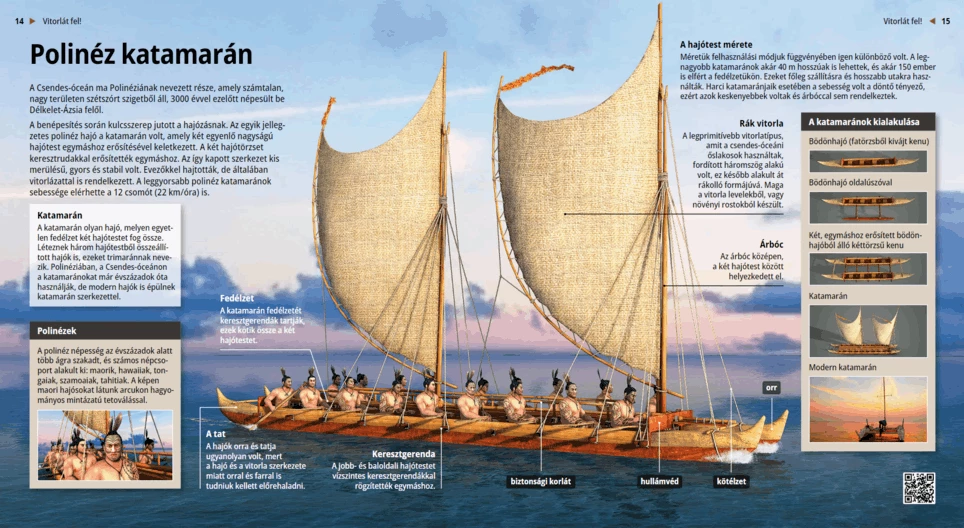 El catamarán polinesio