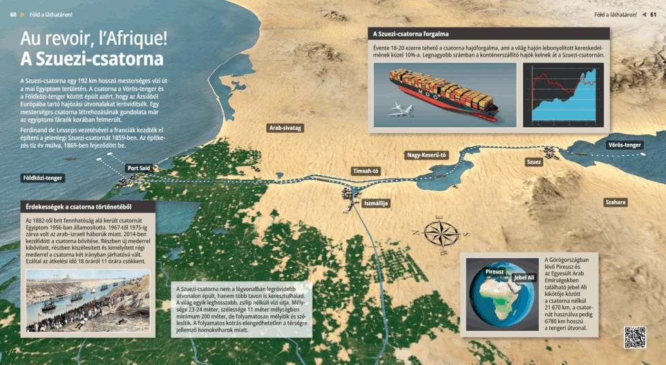 Au revoir, l’Afrique! El canal de Suez