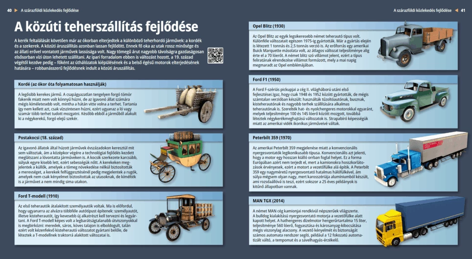 El desarrollo del transporte por carretera
