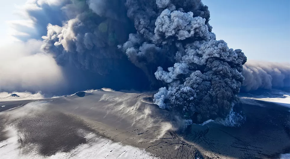 Estudio de caso sobre una erupción volcánica: Eyjafjallajökull, 2010