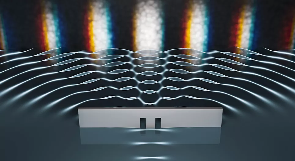 Measuring the thickness of a hair using the double-slit experiment
