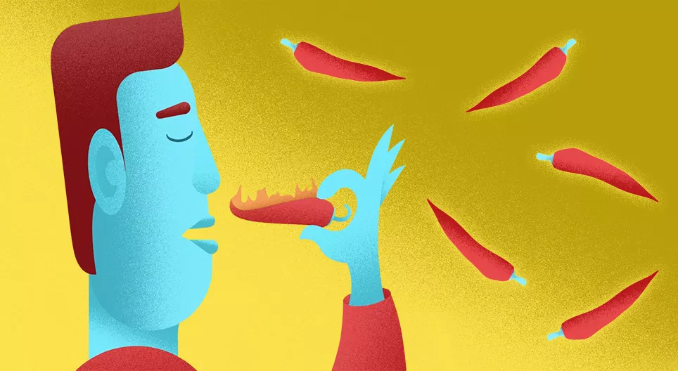 ¿Puedes comerte un pimiento picante?