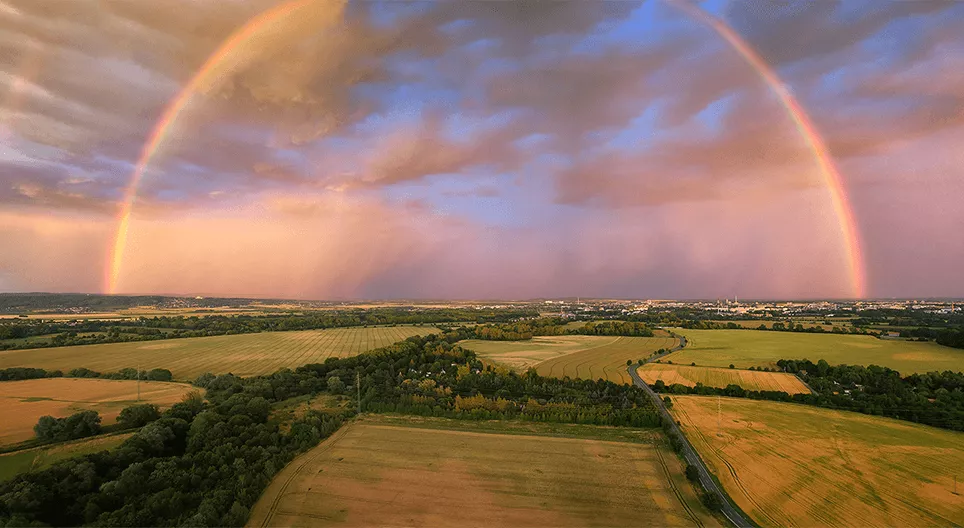 ¡Deslicémonos por un arcoíris!
