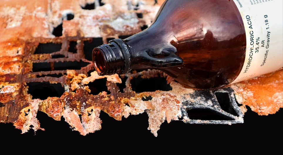 El cloruro de hidrógeno y el ácido clorhídrico