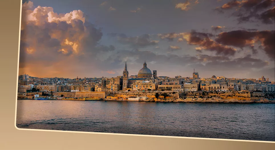 Valletta, the city of knights in the Mediterranean