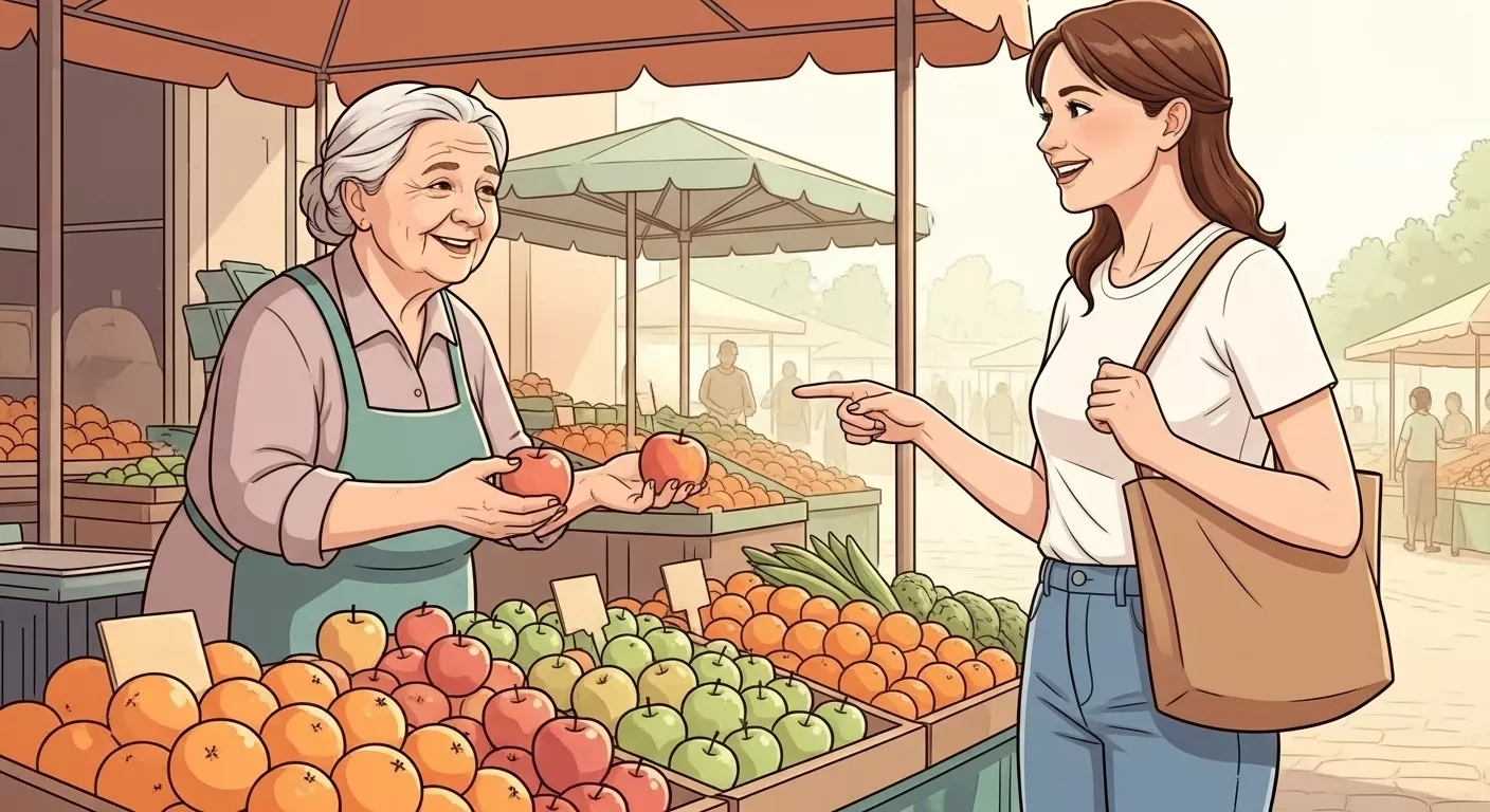 En el mercado