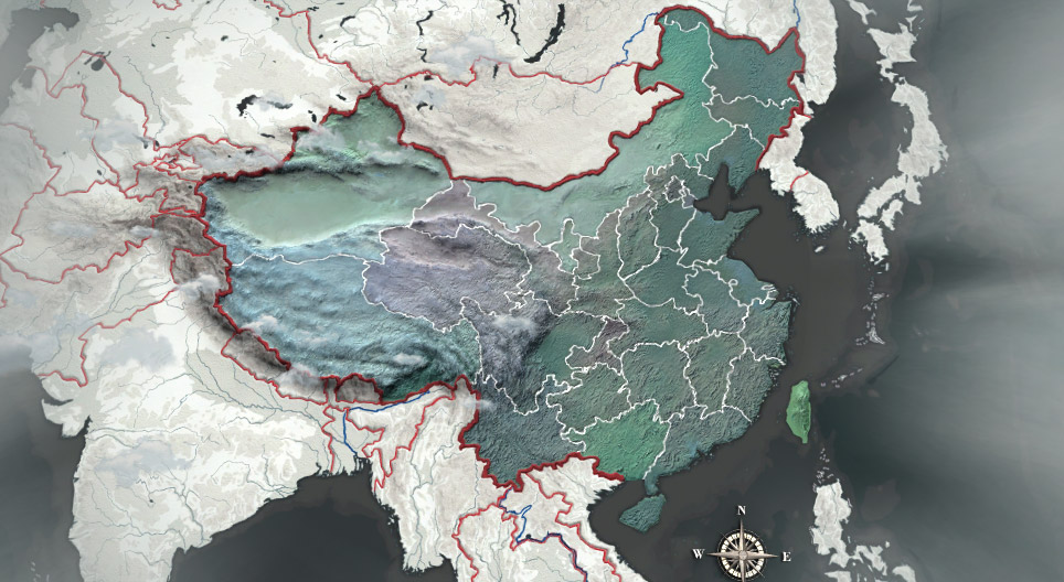 Mapa administrativo de China