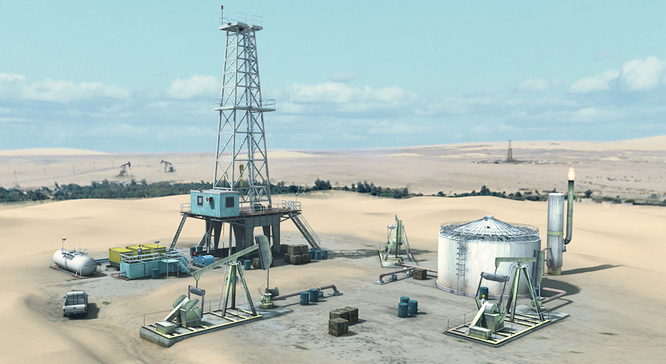 Funcionamiento del pozo petrolífero