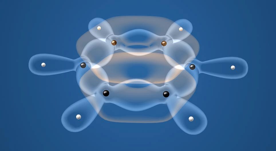 Enlaces en las moléculas de benceno