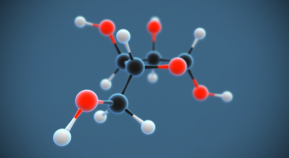 Beta-D-ribosa (C₅H₁₀O₅)