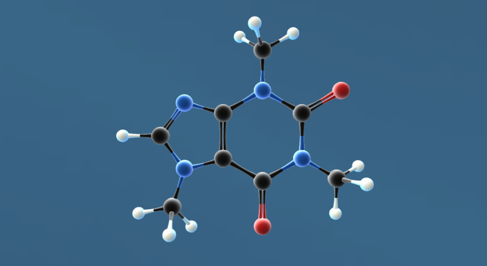 La cafeína (1,3,7-trimetilxantina)
