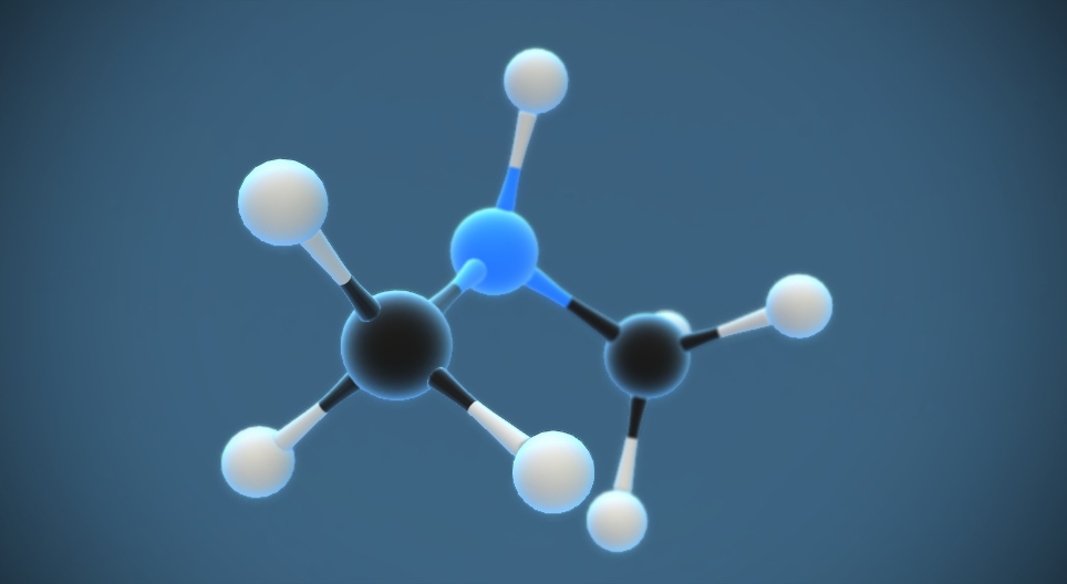 Dimetilamina (NH(CH₃)₂)