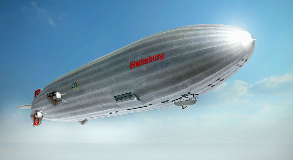 Dirigible Zeppelin, LZ 129 Hindenburg