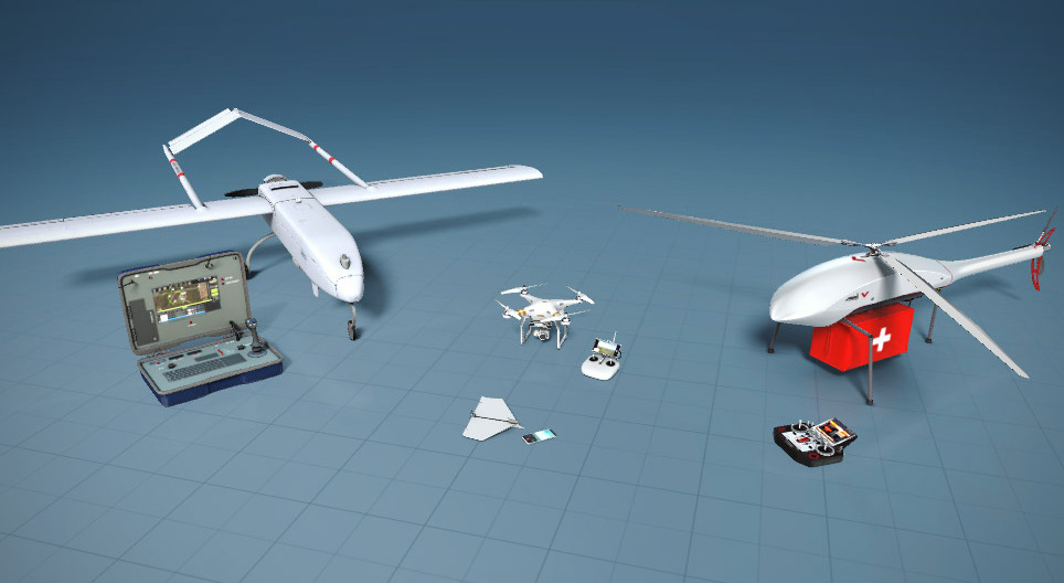 Vehículos aéreos no tripulados (UAV)