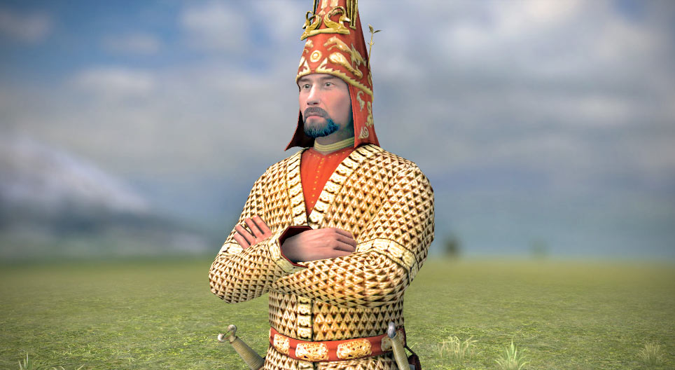 Guerrero dorado escita (siglo III a. C)