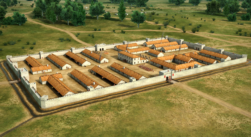 Campamento militar de la Antigua Roma