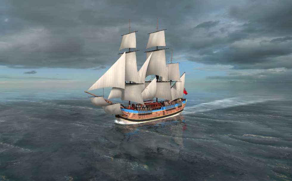 El primer viaje de James Cook escena en 3D US Educación digital y