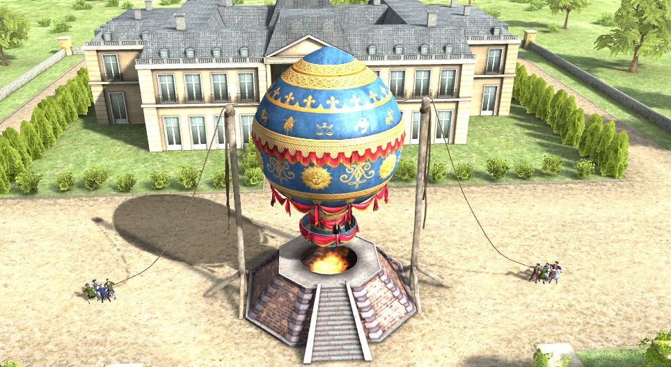 El globo aerostático de los hermanos Montgolfier (siglo XVIII)