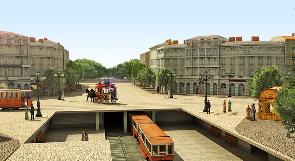 Oktogon, Budapest (principios del siglo XX)