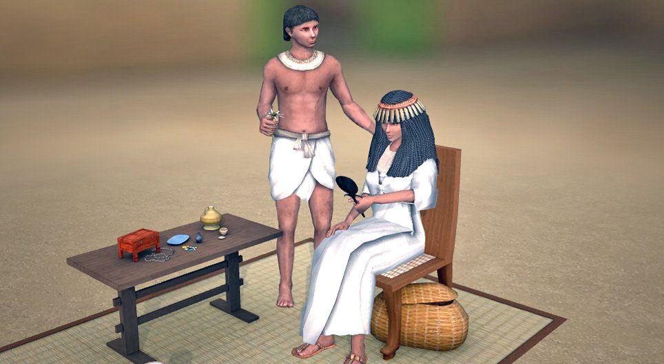 Vestimentaen el antiguo Egipto