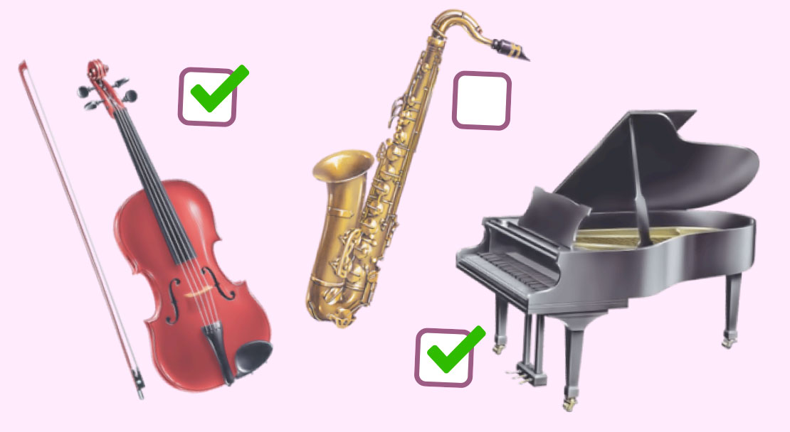 Quiz de instrumentos musicais