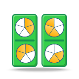 Fraction dominoes
