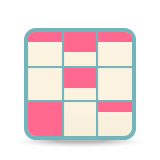 Magic square of fractions