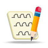 Handwriting - follow the lines