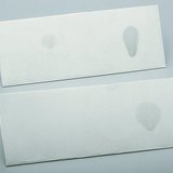 Agua y glicerina sobre papel de filtro