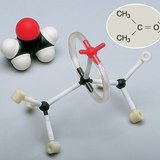 Space-filling and ball-and-stick models of acetone