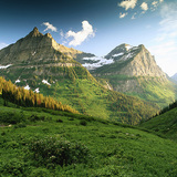 Mountains in the Glacier National Park