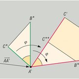 Transformação de similaridade de um triângulo